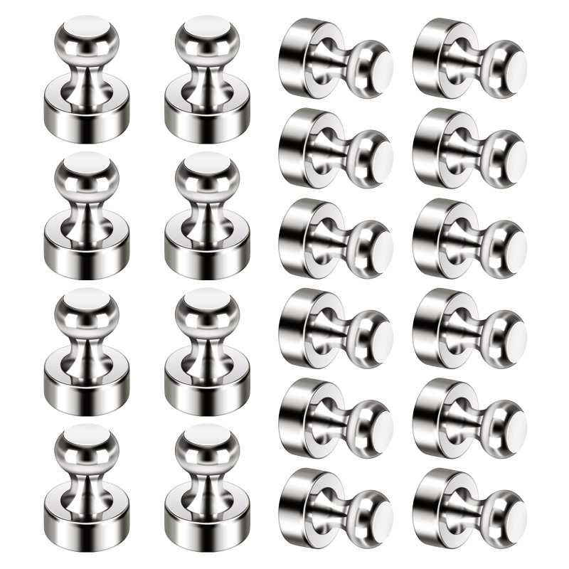 Gantungan Magnet Neodymium Push Pin Refrigerator 10 PCS Tempat Gantung Barang Perekat Kuat Berkualitas