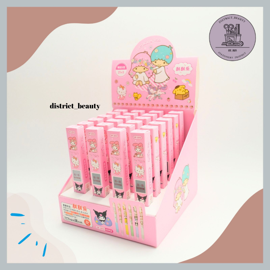 

PULPEN CETEK MISTERI SANRIO PENA MEKANIK GEL SANRIO FREE BOX TERMURAH