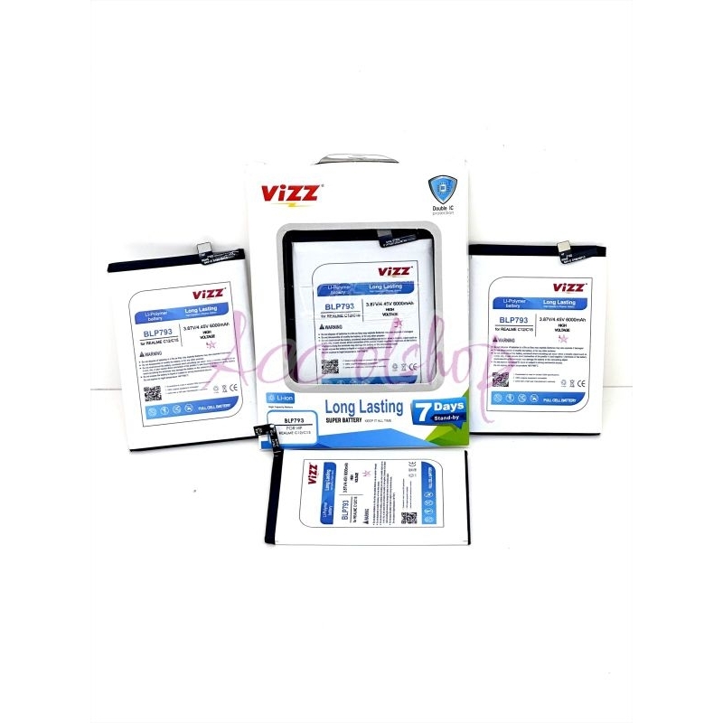 Baterai Batre Vizz BLP793 Realme C12 / Realme C15 / Realme Narzo 30A Original Vizz