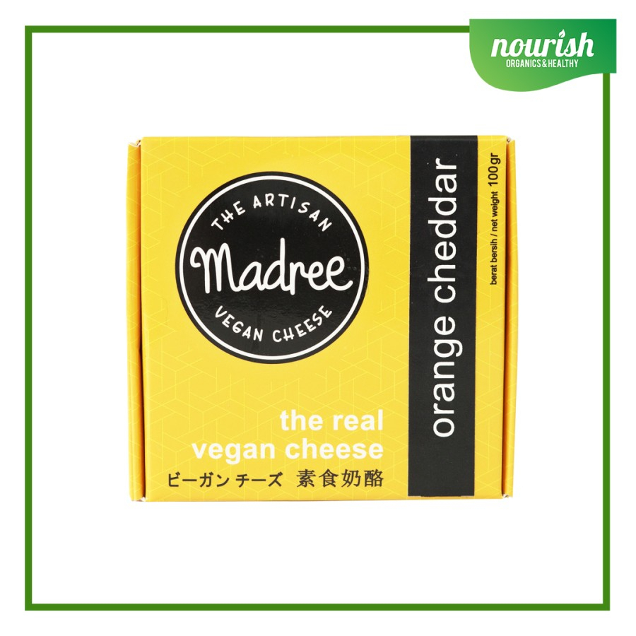 Madree Vegan Cheese / Keju Vegan Non GMO 100g