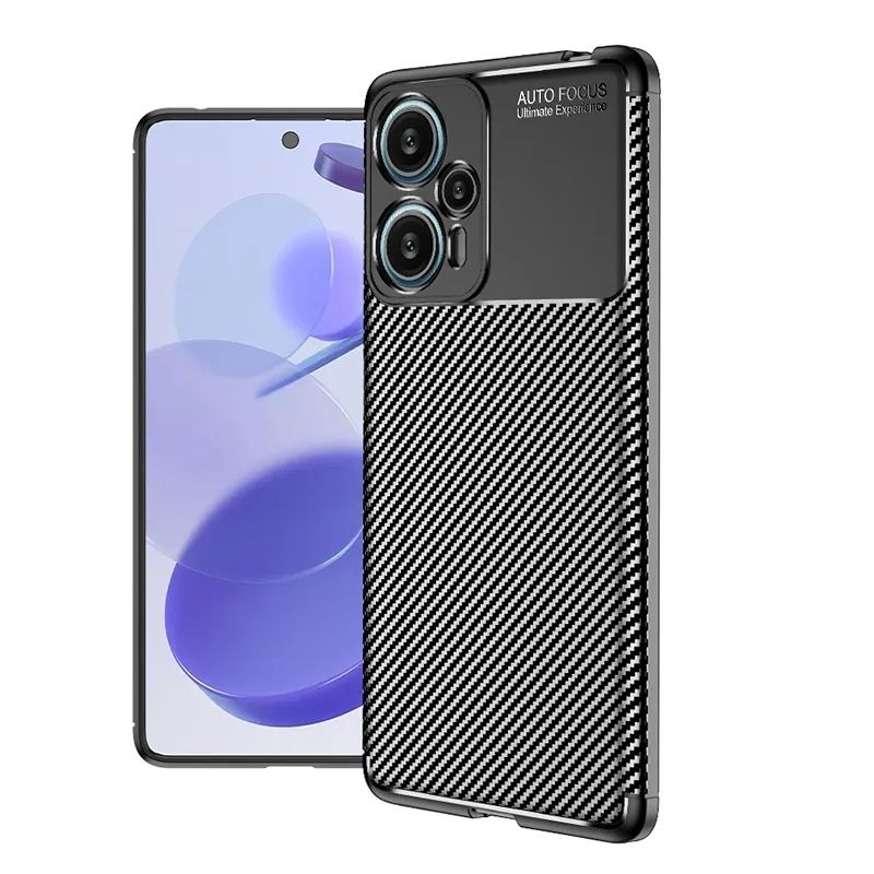 Case Xiaomi Poco F3 F4 F5 5G Softcase Carbon Autofocus Original