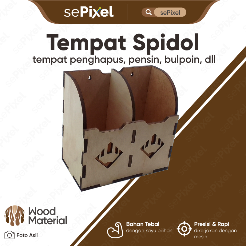 Tempat Spidol penghapus, pensil, bulpoin alat tulis holder atau tempel