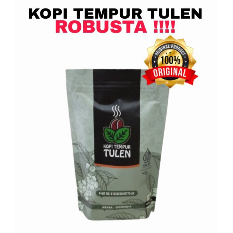 

KOPI TEMPUR TULEN ROBUSTA 250 gram Kopi tempur, kopi hitam, kopi bubuk, kopi tulen, kopi premium