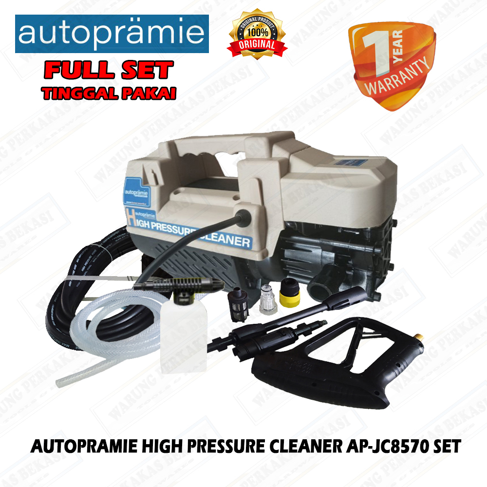 Autopramie Mesin Cuci Steam Semprot Air High Pressure Jet Cleaner Listrik AP-JC8570 - SET Lengkap