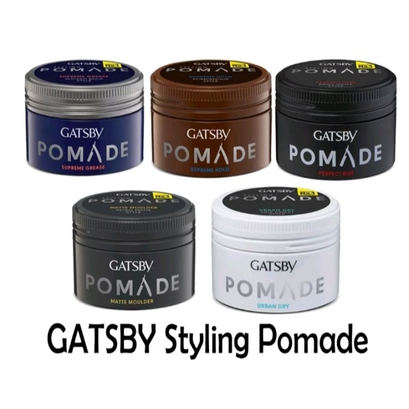 GATSBY Stayling Pomade 80/75gr All Varian