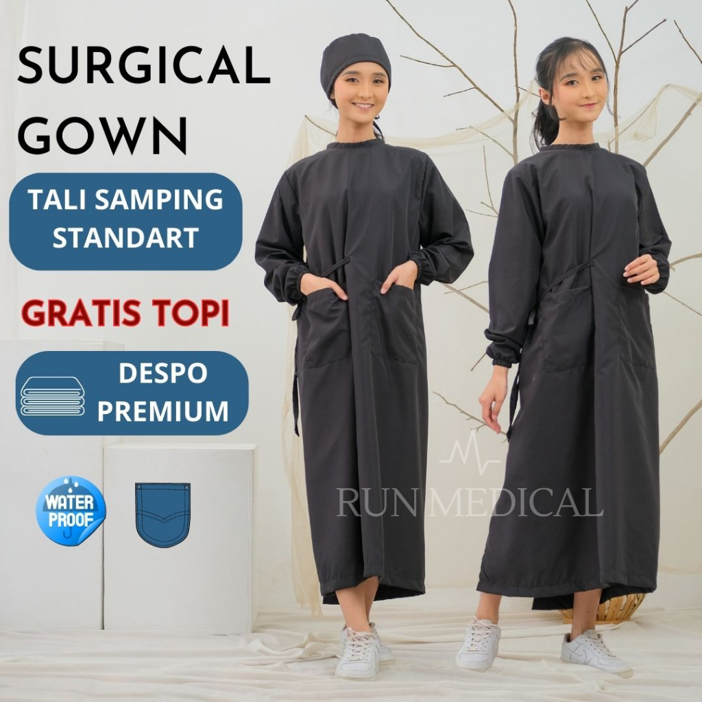 APD GOWN SURGICAL / GOWN TALI SAMPING STANDART / GOWN SURGICAL WATERPROOF / GOWN APD / GOWN