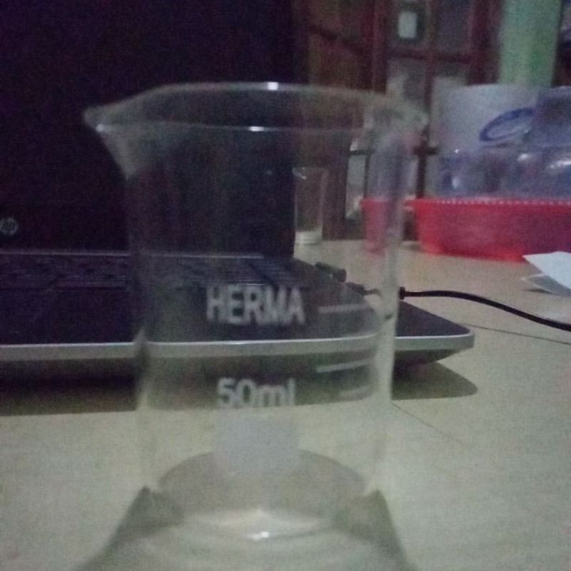beaker glass 50 ml Herma