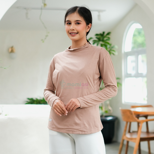 Manset Ibu Meyusui Lengan Panjang Long Sleeve Premium by Momiasi