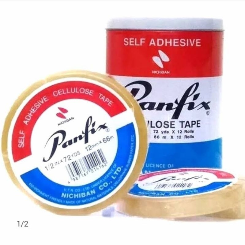 

Isolasi Solatip Cellulose Tape Panfix 1/2 x 72 yard