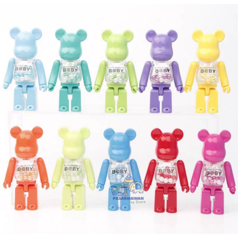 Figure Bearbrick Caterpillar Doll Series Set 10 Mainan Miniatur Pajangan Topper