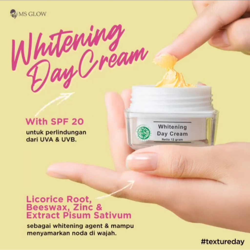 MS Glow Day Cream / Day Cream Whitening MS GLOW / BB Daily Cream Whitening