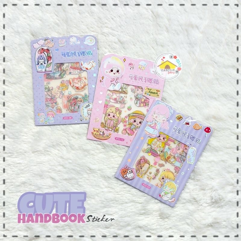 

Sticker CUTE Handbook Matte Sticker - 3 Sheet HYC