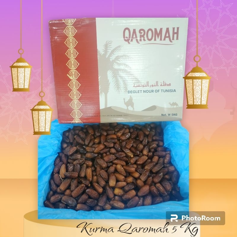 

Kurma Tunis Madu Qaramah 5 Kg | Kurma Non Tangkai Deglet Nour Of Tunisia 5 Kg