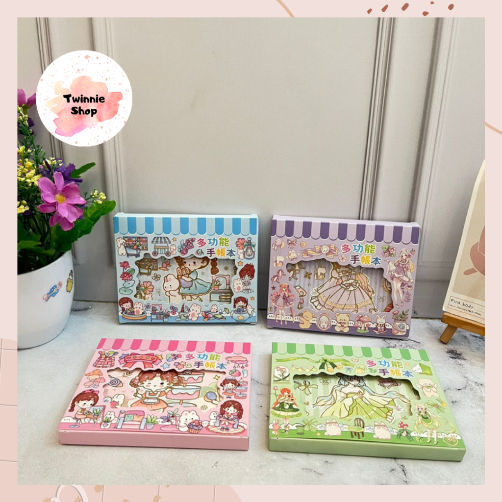 

Buku Stiker KL-69 Spiral Paper Bag Tas Buku Lucu Sticke Label Tempelan Jurnaling Alat Tulis Hiasan Hadiah Sekolah Ready Grosir COD