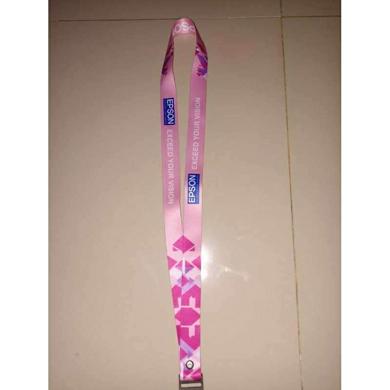 

GANTUNGAN TALI EPSON IDCARD LANYARD EPSON BABY PINK