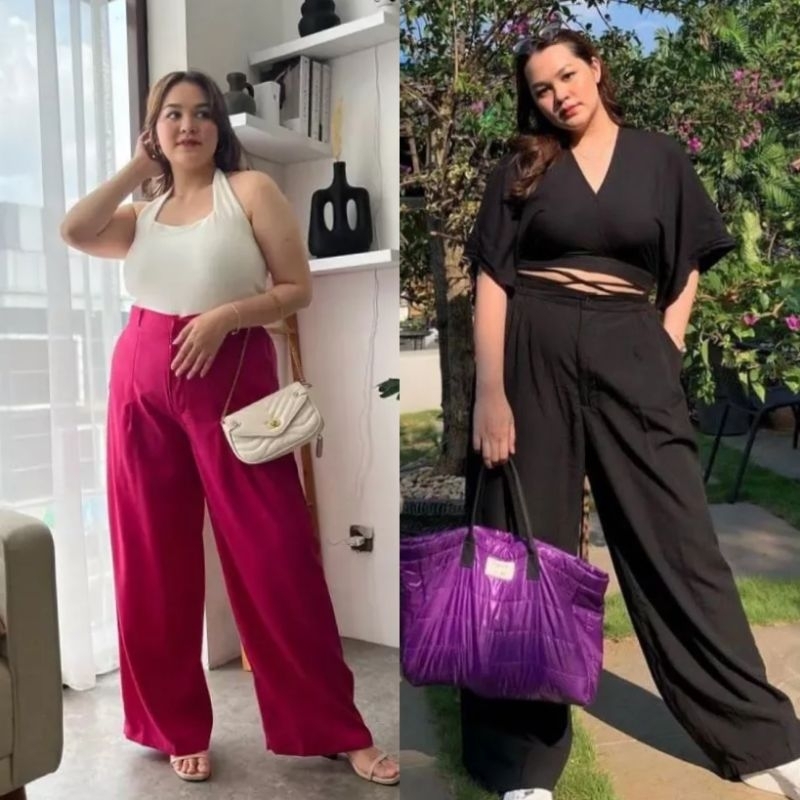 Loose Pants Jumbo Kulot Wanita Anti Kusut Korean Style BIG SIZE