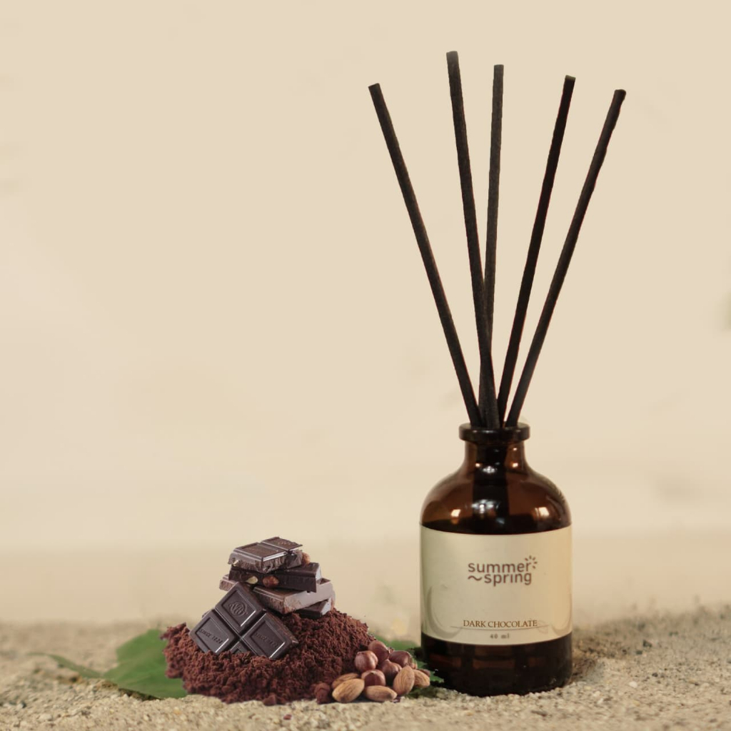 Reed Diffuser Aromatherapy Diffuser Aroma Pengharum Ruangan Pewangi Essential Oil SummerSpring 40ml