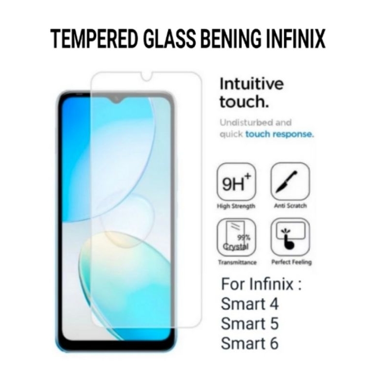 TEMPERED GLASS BENING INFINIX SMART 4 / 5 / 6 | TEMPERD GLASS INFINIX