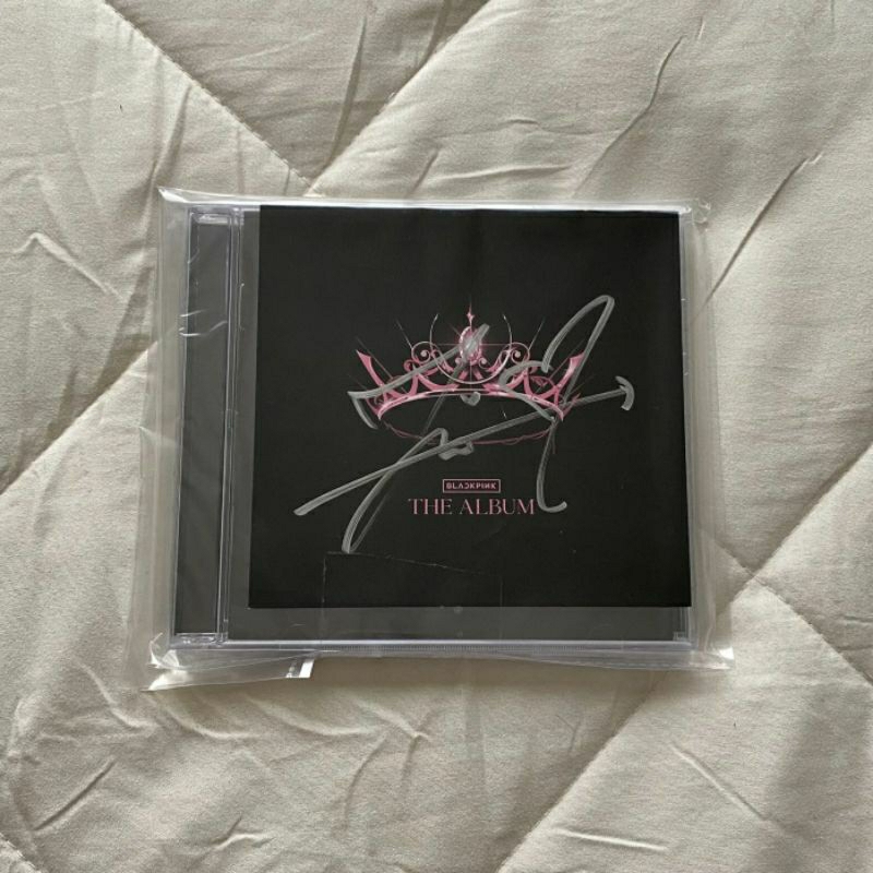 (PO) Blackpink Born Pink Album CD Signed Jisoo version Art Card and Jewel Case Import USA