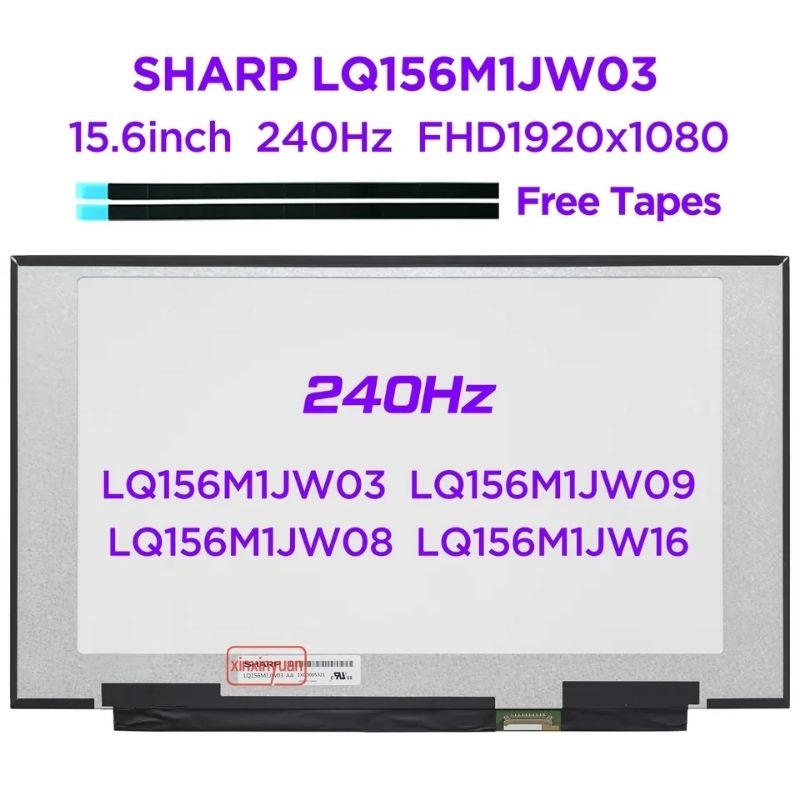 LCD LED LAYAR ASUS ROG ZEPHYRUS GU502 GU502G GU502GU GU502L GU502LV GU502DU 15.6" 240HZ FHD