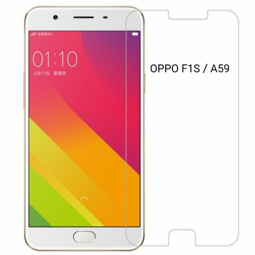 Tempered Glass Oppo F1s A59 A59T A1601 Anti Gores Kaca / Screen Protector Guard Pelindung Layar