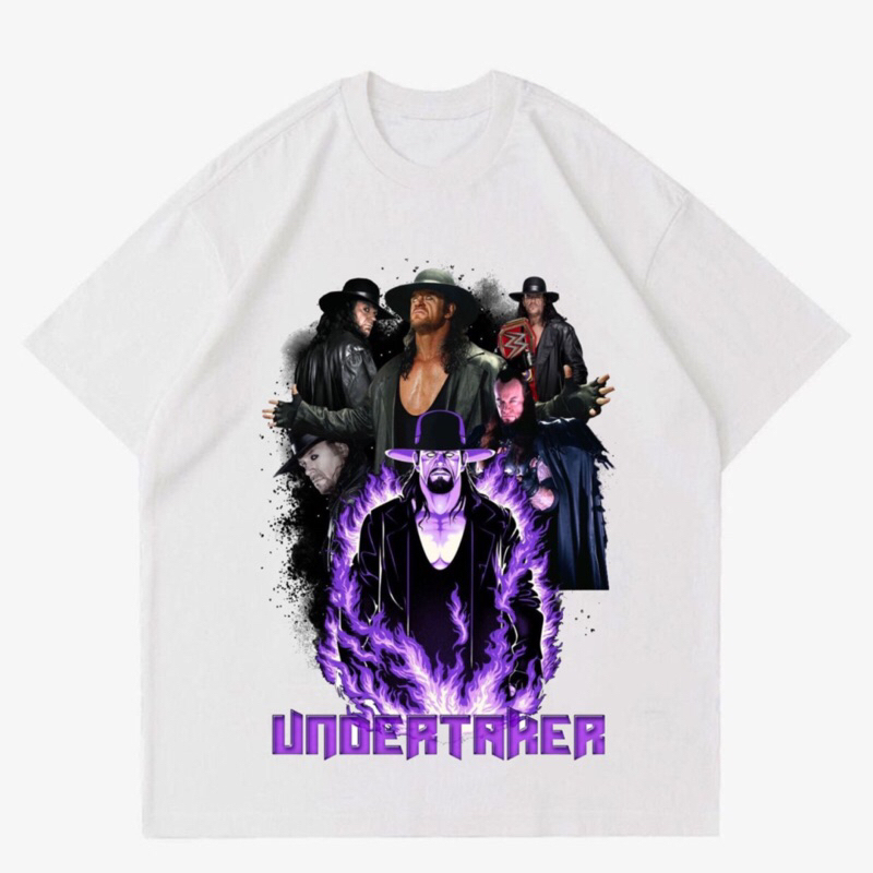 BAJU KAOS VINTAGE SMACKDOWN “THE LEGEND UNDERTAKER” |T-SHIRT VINTAGE SMACKDOWN| BAJU KAOS PRIA OVERS