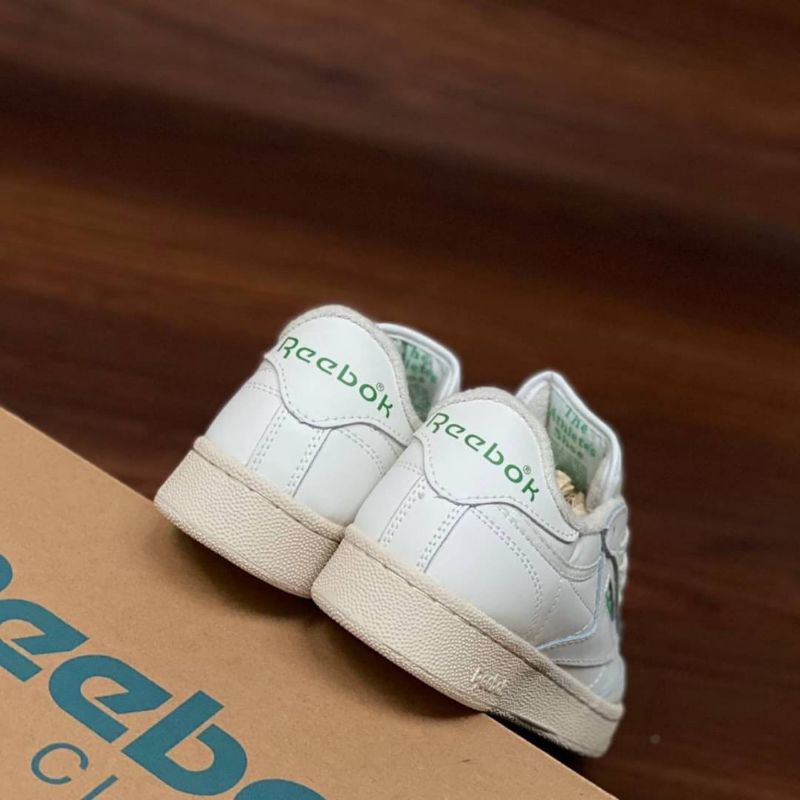 REEBOK CLUB C 85 TV CHALK PAPPER WHITE GREEN