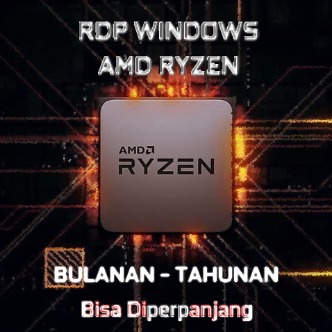 RDP AMD RYZEN Bulanan-Tahunan - BISA DIPERPANJANG Data &amp; IP tetap