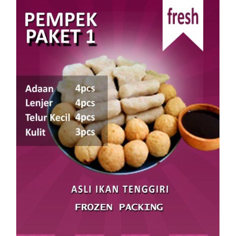 

Pempek Paket 1
