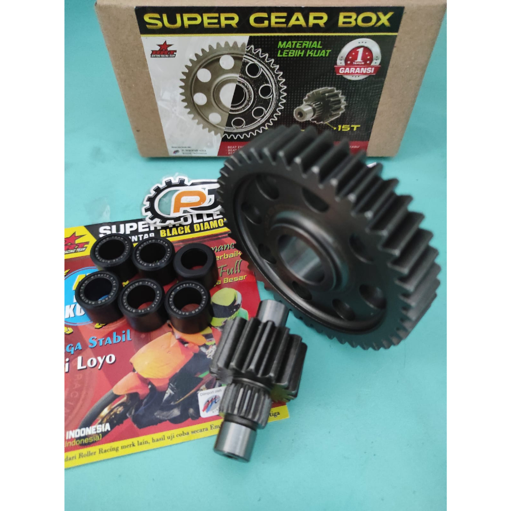 GEAR BOX GEAR RATIO BEAT VARIO SCOOPY SPACY 15T 43T BRT