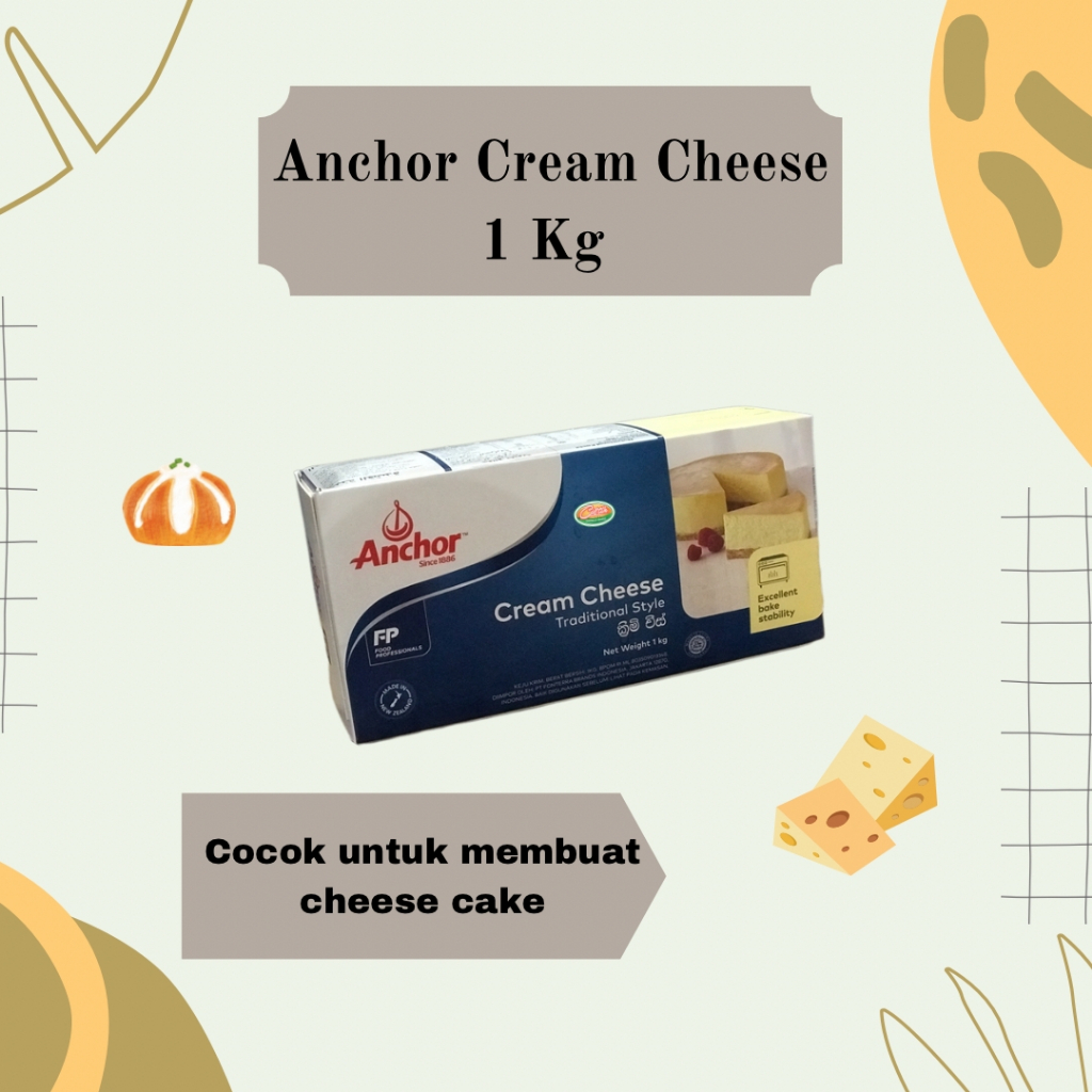 

Cream Cheese Anchor 1kg