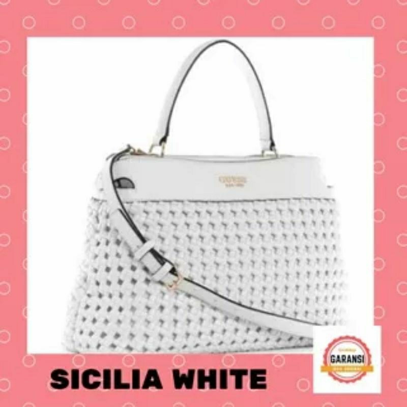 Tas satchel bag wanita sale Guess SICILIA 100% original store