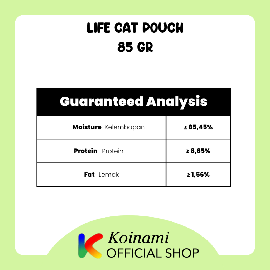 LIFE CAT 85 gram / MAKANAN KUCING / wet food life cat kitten / wet food lifecat adult