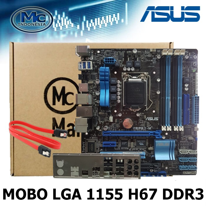 Mainboard Mobo H67 Soket LGA 1155 Onboard DDR3 4SLOT RAM