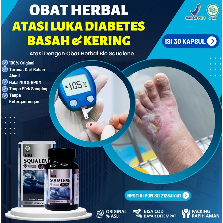 Obat Pengering Luka Diabetes, Ekstrak Minyak Ikan Hiu Untuk Mengeringkan Diabetes Basah di Kaki, Oba