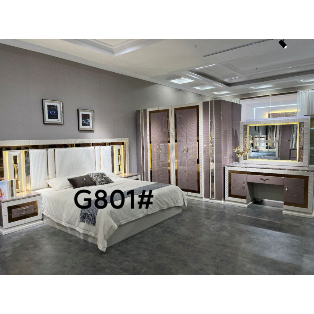 Kamar set Pengantin impor BED SET IMPORT MINIMALIS TYPE G801 READY MAKASSAR PROMO