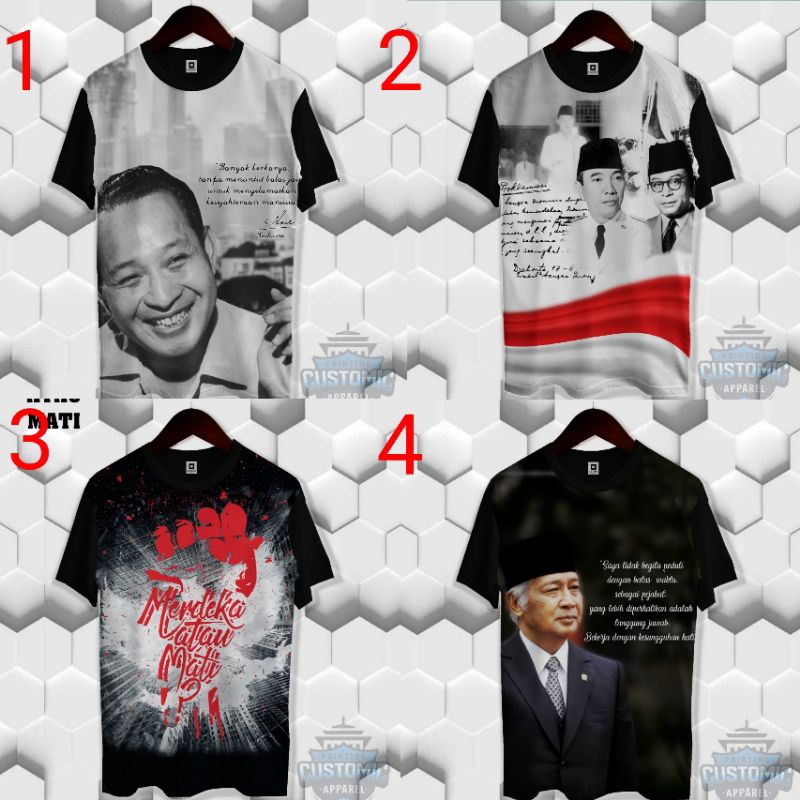 Kaos Soeharto Kaos Presiden Kaos Kemerdekaan