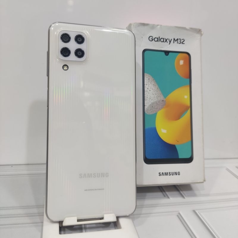 Samsung M32 8/128 GB 6/128 GB Handphone Second Fullset original Bergaransi