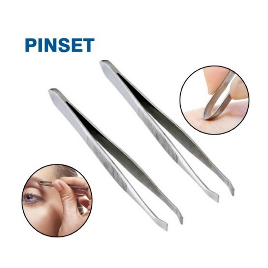 PINSET | PENJEPIT BULU | PINSET CABUT BULU / UBAN STAINLESS