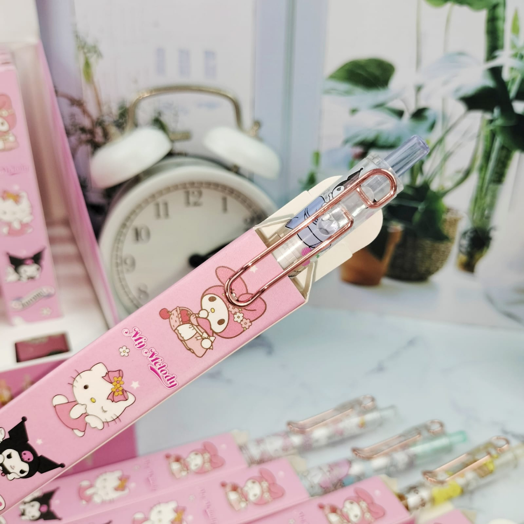 Pulpen Cetek Sanrio (1 pcs) dalam Box Mewah Edisi Spesial Favorit Anak / Pen Cetek SANRIO Special Fancy kemasan 1 Boks isi (1pcs) Kualitas Premium bisa Grosir dan COD