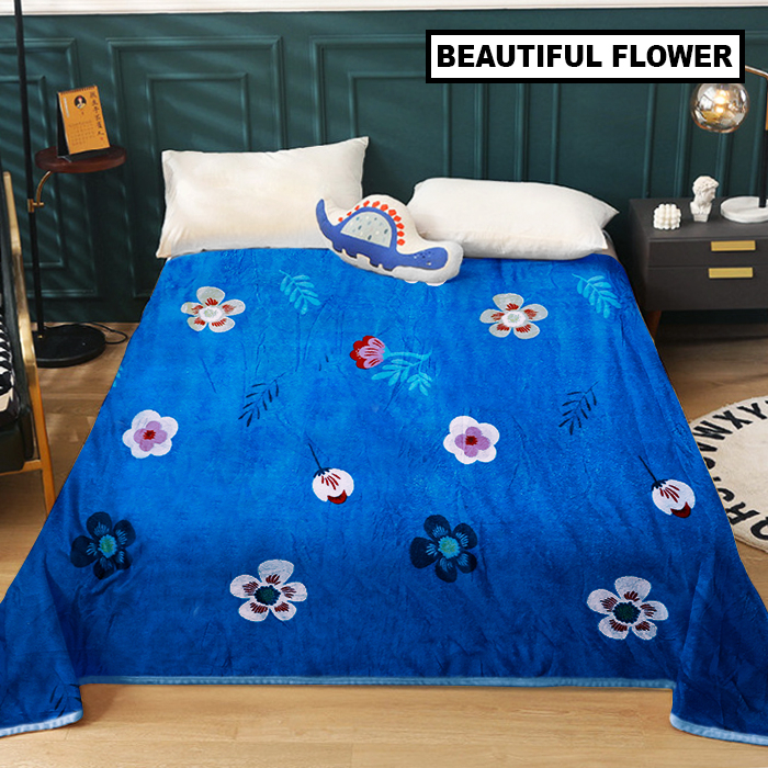 COD - Ladiesstar - Selimut Bulu Motif Dewasa Tebal Ukuran 150x200cm - (HK500) Selimut Dewasa Lembut Import