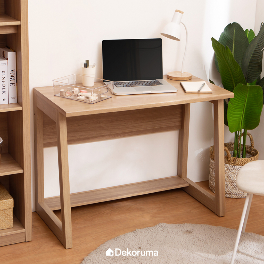 Dekoruma MIJI Meja Kerja Kayu - Meja Kantor - Meja Komputer