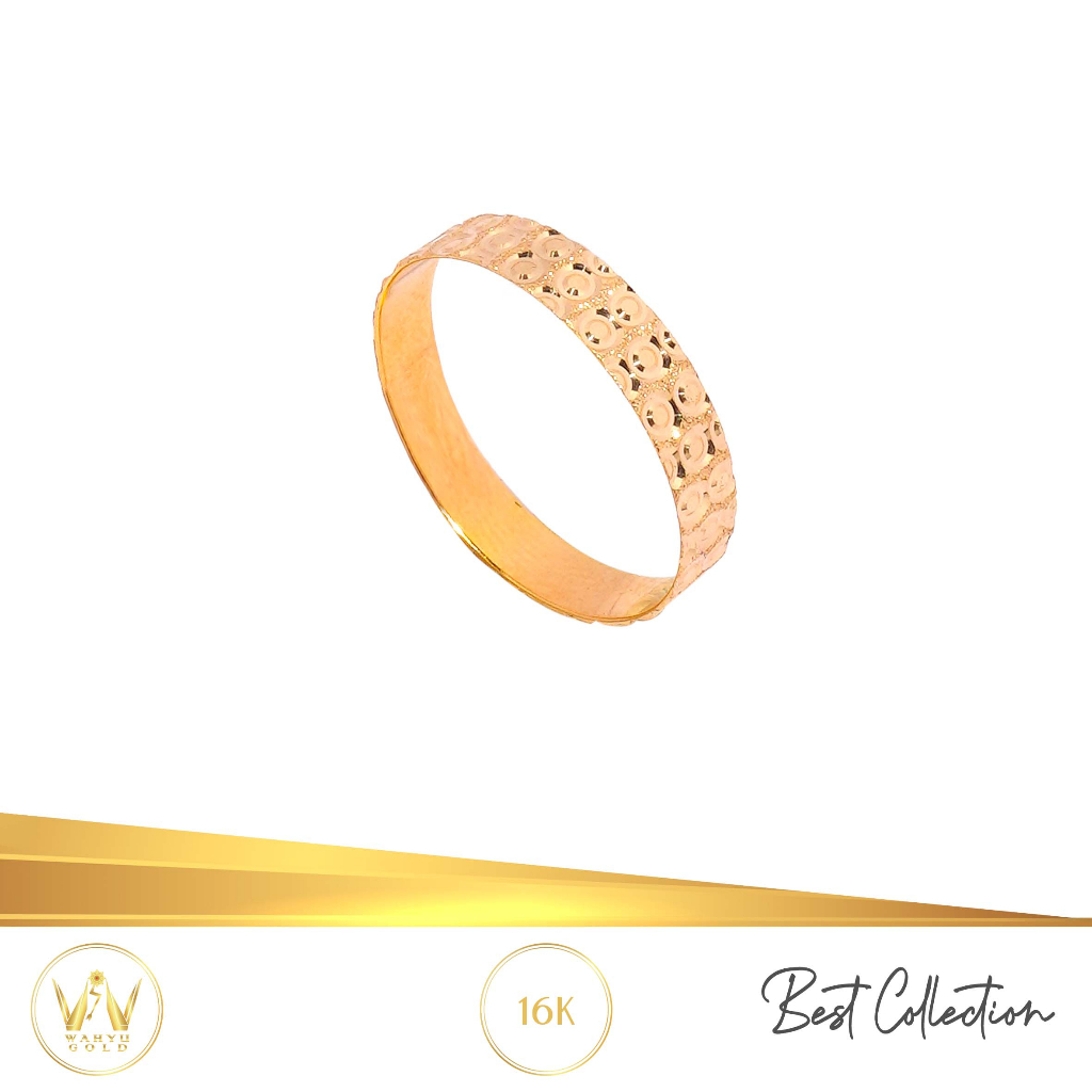 CINCIN EMAS MAS 16K PERHIASAN AKSESORIS WANITA EMAS WAHYU REDJO CC05JN23 17WRADM