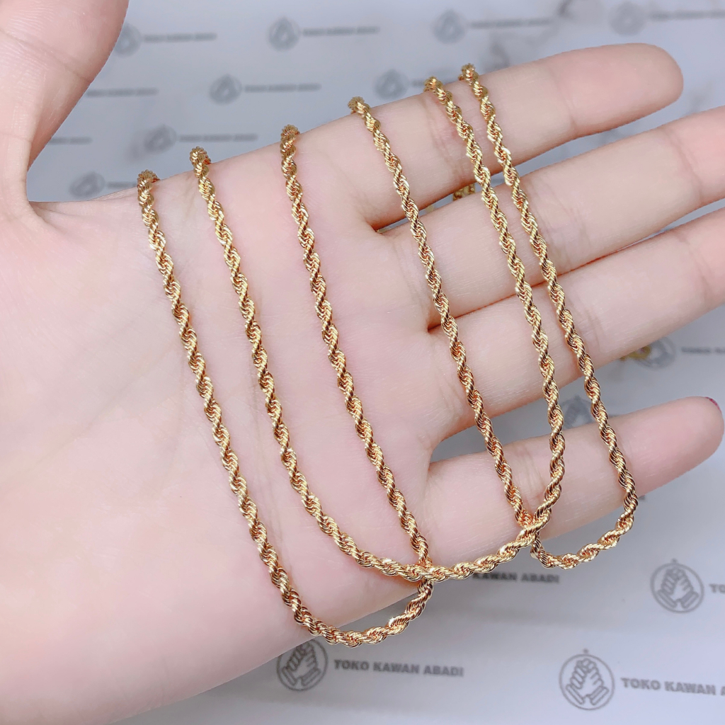 Xuping Gold Kalung Korea Viral Anti Karat *59