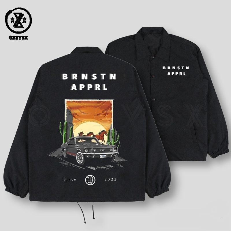 Coach Jacket Parasut Brensten Apparel Pria Wanita Dewasa - Jaket Parasut Brand Lokal Unisex -  Coach Parasut Waterproof Limited Edition - Jaket Sunmori keren Terbaru - Coach stop Wars Dewasa Unisex