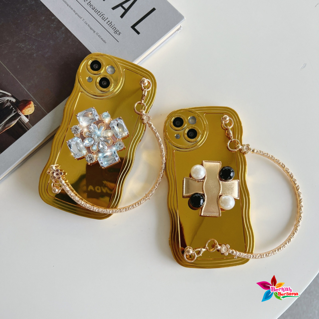 CASE WAVE MODEL TAS JINJING POPSOCKET 3D STAND GOLD FOR IPHONE X XS XR 7 8 SE 2020 7+ 8+ 11 12 PRO MAX BB8498