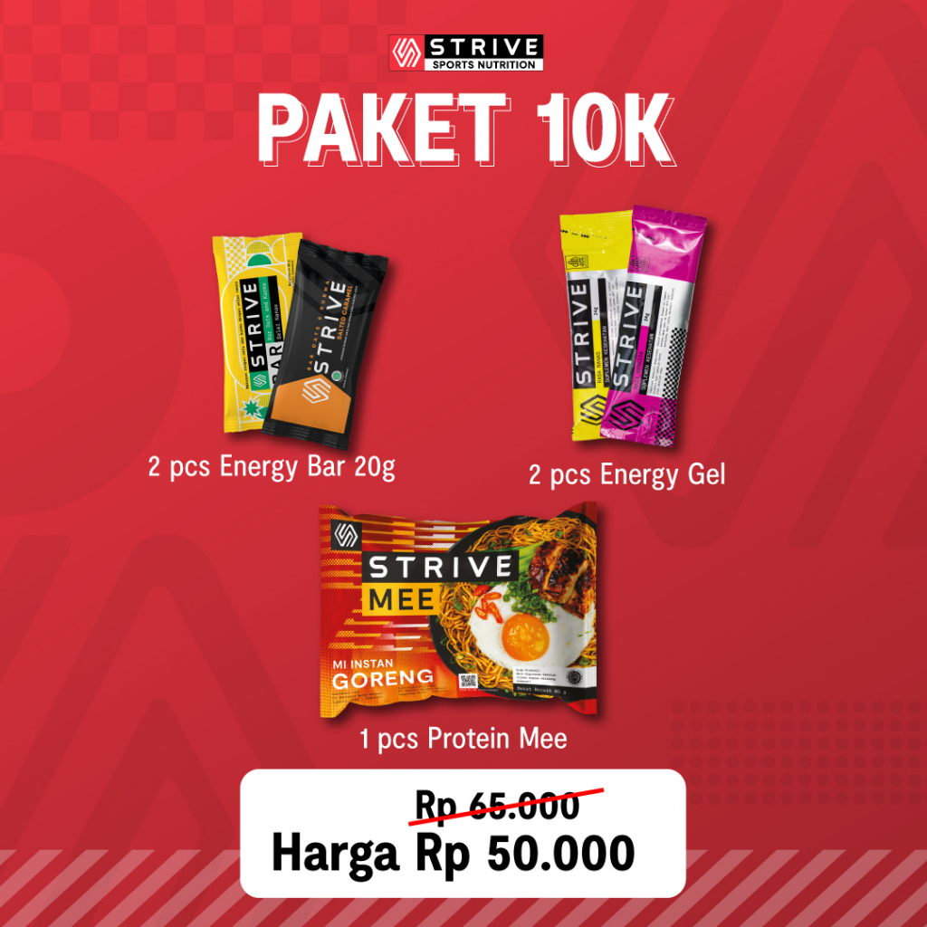 

STRIVE - Promo Paket Lari 10km