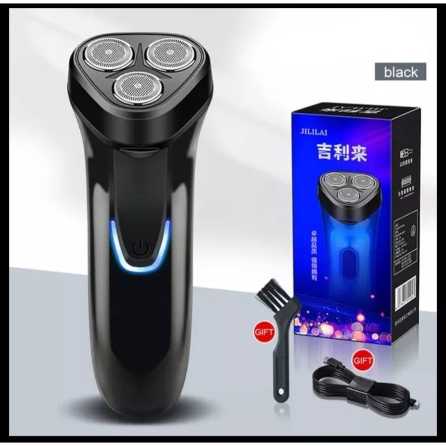 Jililai 3in1 Alat Cukur Jenggot 3 in 1 Electrik Shaver Mesin Cukur Grosir