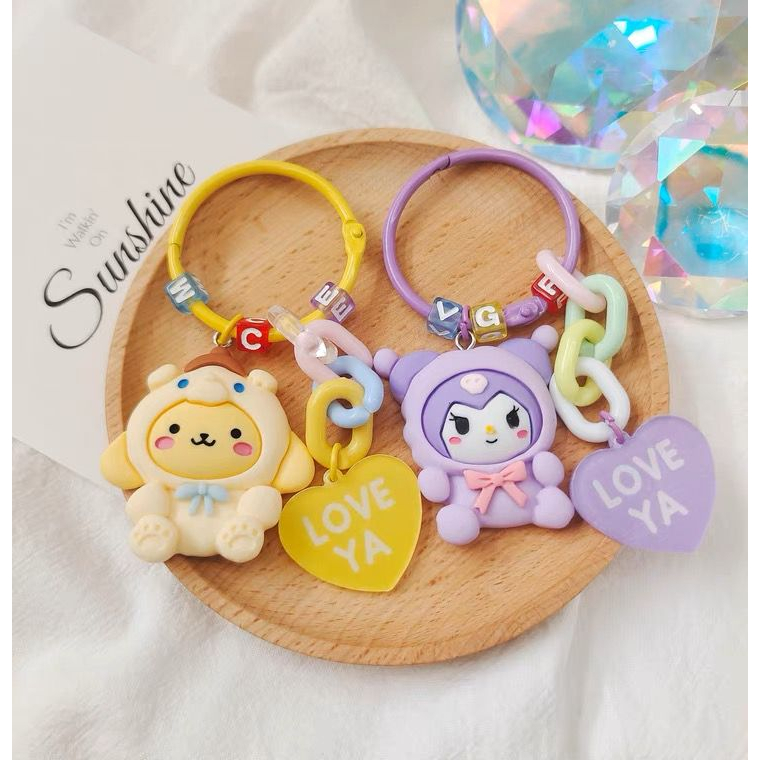 Gantungan HP Karakter Lucu Cute Gantungan Kunci Multi Fungsi Plus Mika