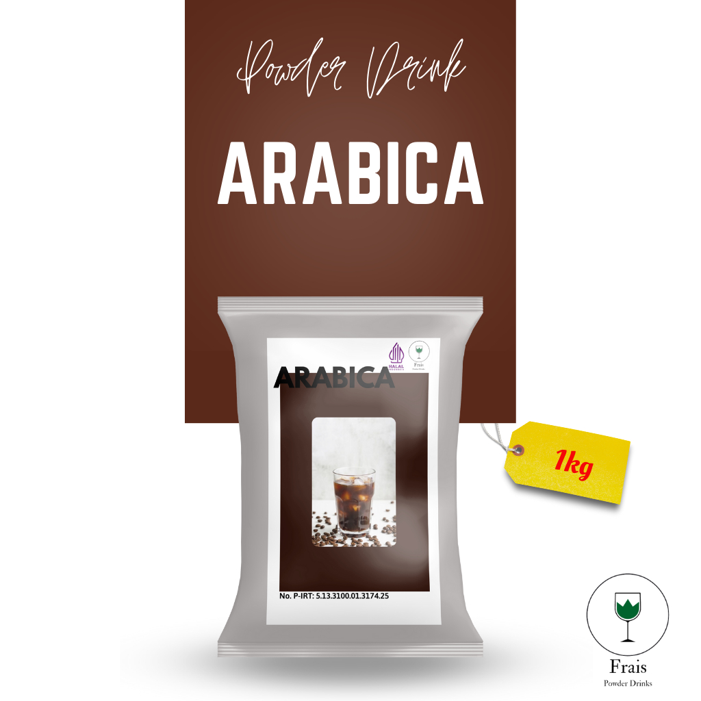 BUBUK MINUMAN RASA ARABICA 1KG / SERBUK MINUMAN ANEKA RASA / BUBUK MINUMAN KEKINIAN / MINUMAN INSTAN / DRINKS POWDER / SERBUK MINUMAN BOBA